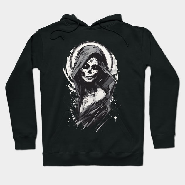 Santa Muerte Hoodie by huwagpobjj